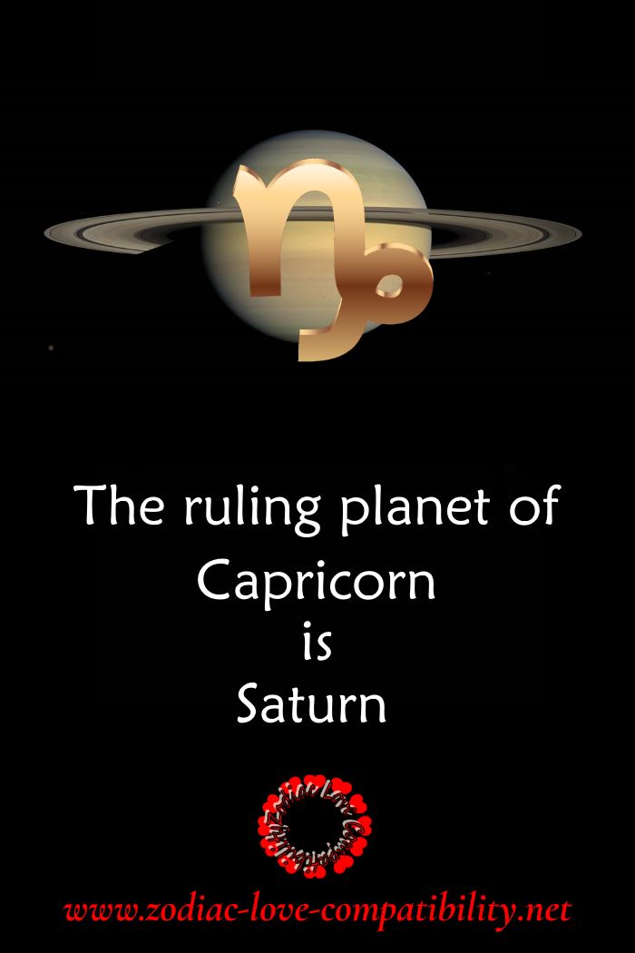 saturn rulling planet of capricorn