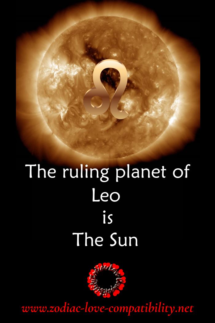 ruling planet of leo the sun
