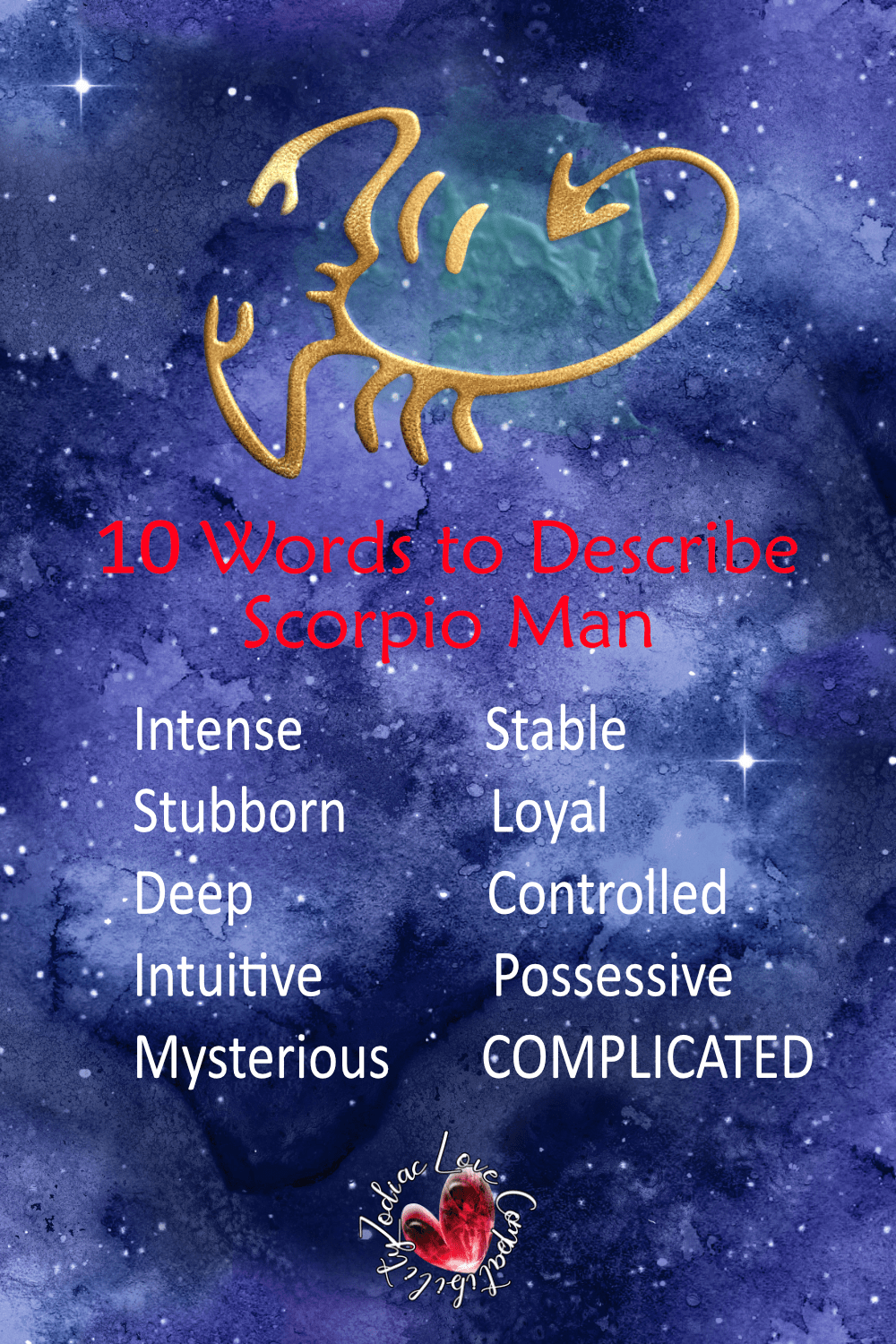 scorpio man personality traits