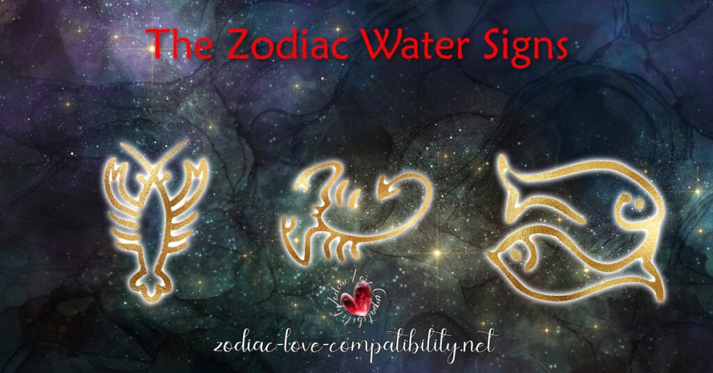 Zodiac water Signs